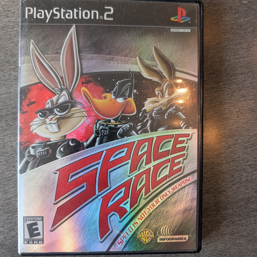 PS2 PlayStation 2 Space Race Bugs Bunny 🐰 Video Game 🎮 Looney Tunes